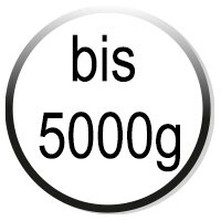 bis 5000g